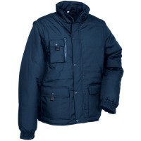 BLUSÃO ACOLCH MANGAS DESTACÁVEIS ENISEJ AZUL ESC BLUSÃO ACOLCH MANGAS DESTACÁVEIS ENISEJ AZUL ESC